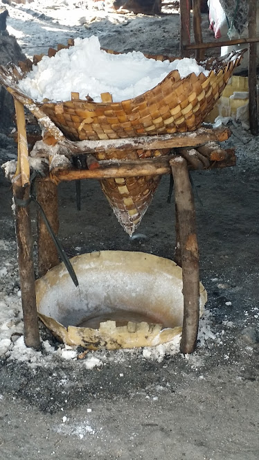 Naga hale_Essorage du sel